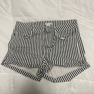 H&M striped jean shorts!